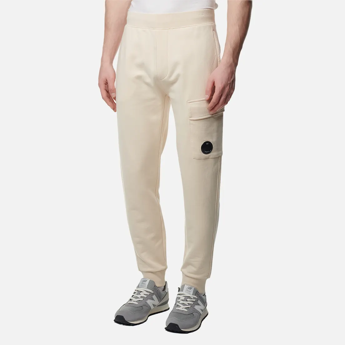 C.P. Company Мужские брюки Diagonal Raised Fleece Cargo Cuffed Leg
