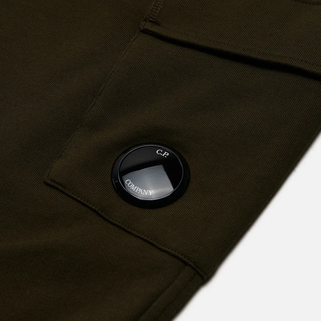 C.P. Company Мужские брюки Diagonal Raised Fleece Cargo Cuffed Leg