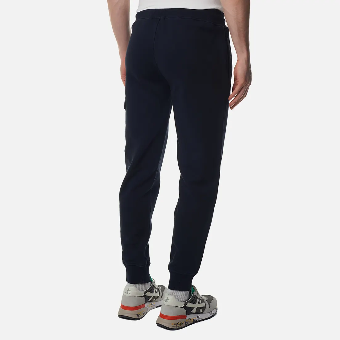 C.P. Company Мужские брюки Cotton Diagonal Fleece Cargo Garment Dyed