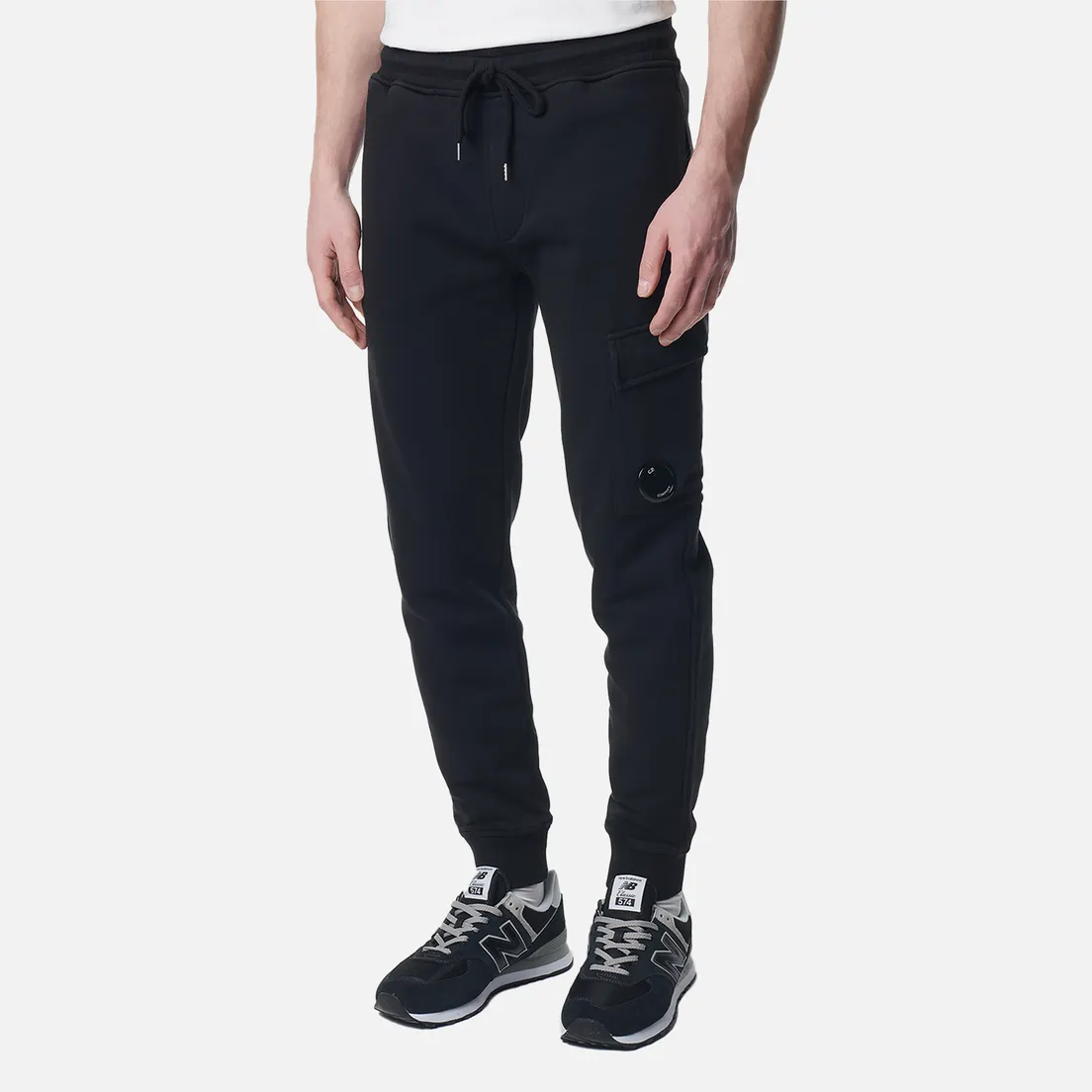 C.P. Company Мужские брюки Cotton Diagonal Fleece Cargo Garment Dyed