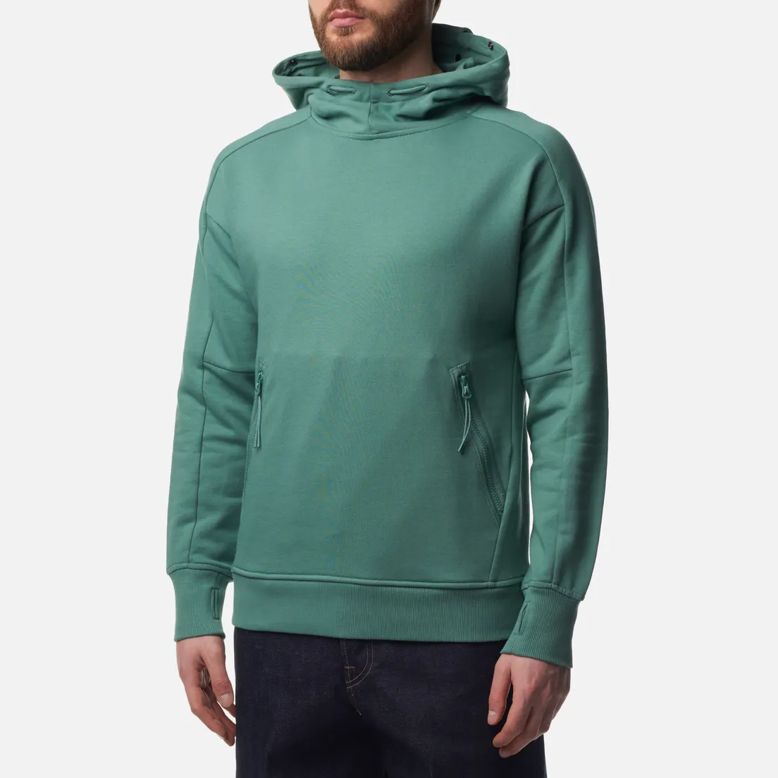 C.P. Company Мужская толстовка Diagonal Raised Fleece Hoodie Goggle
