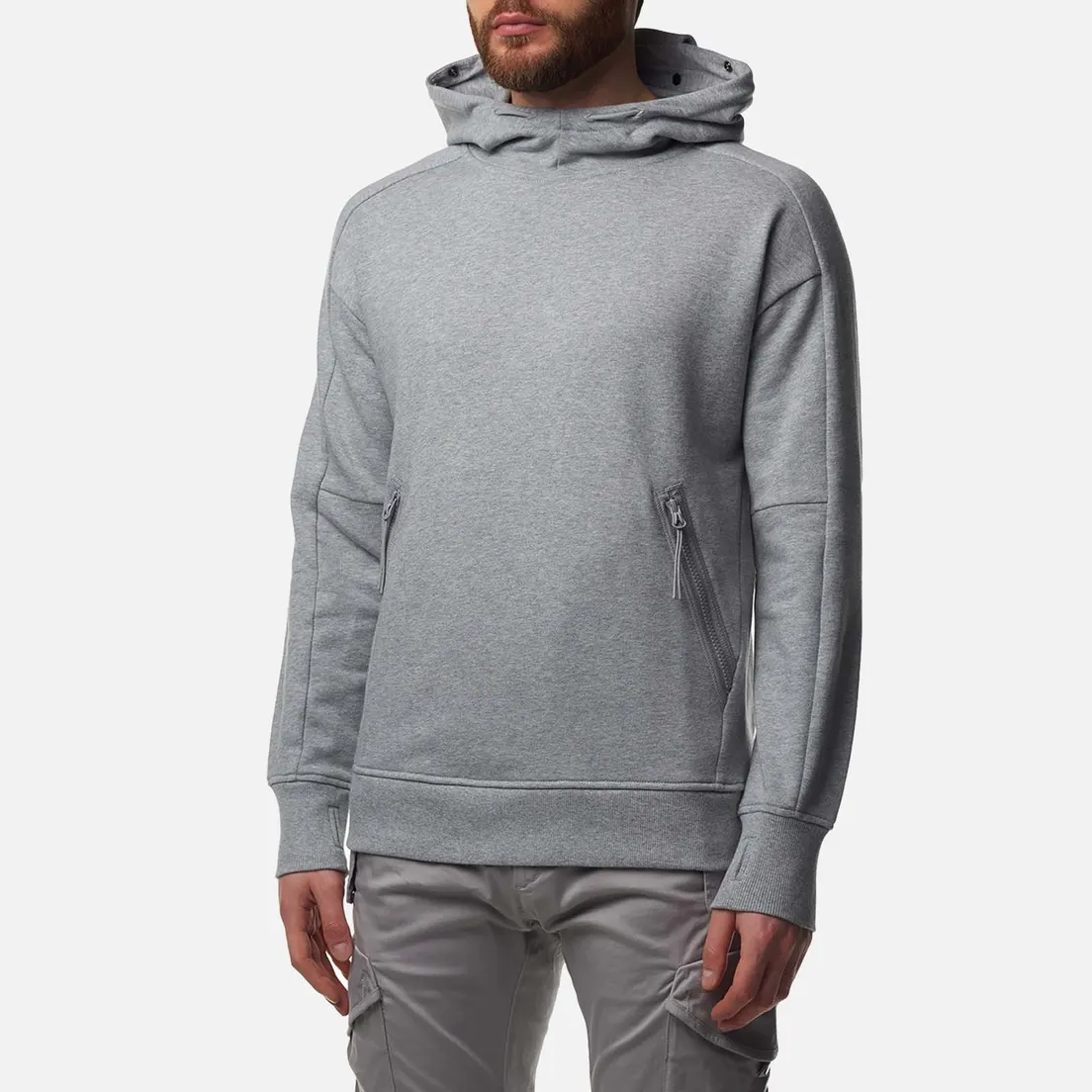 C.P. Company Мужская толстовка Diagonal Raised Fleece Hoodie Goggle