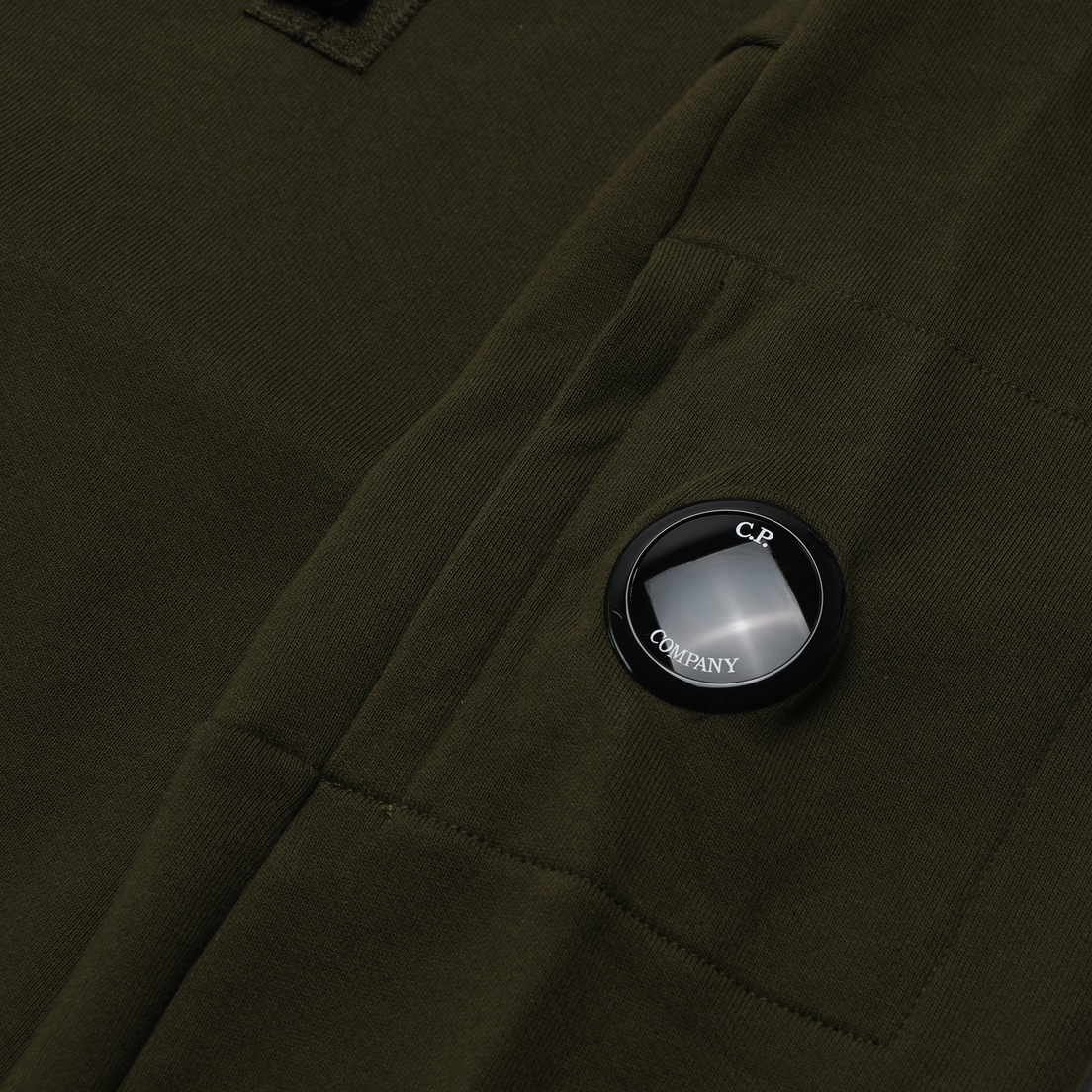 C.P. Company Мужская толстовка Diagonal Raised Fleece Zipped Lens Detail