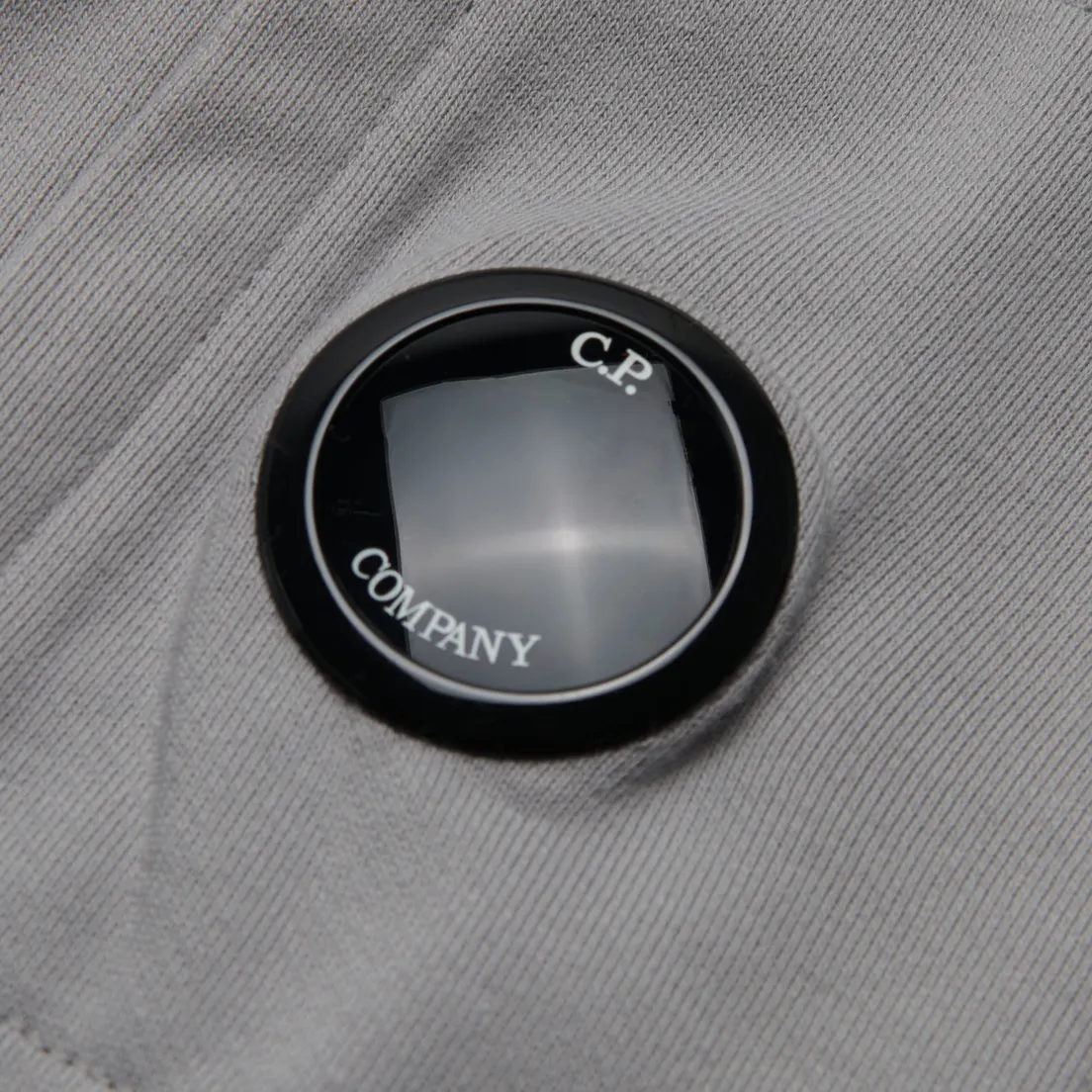 C.P. Company Мужская толстовка Diagonal Raised Fleece Zipped Lens Detail