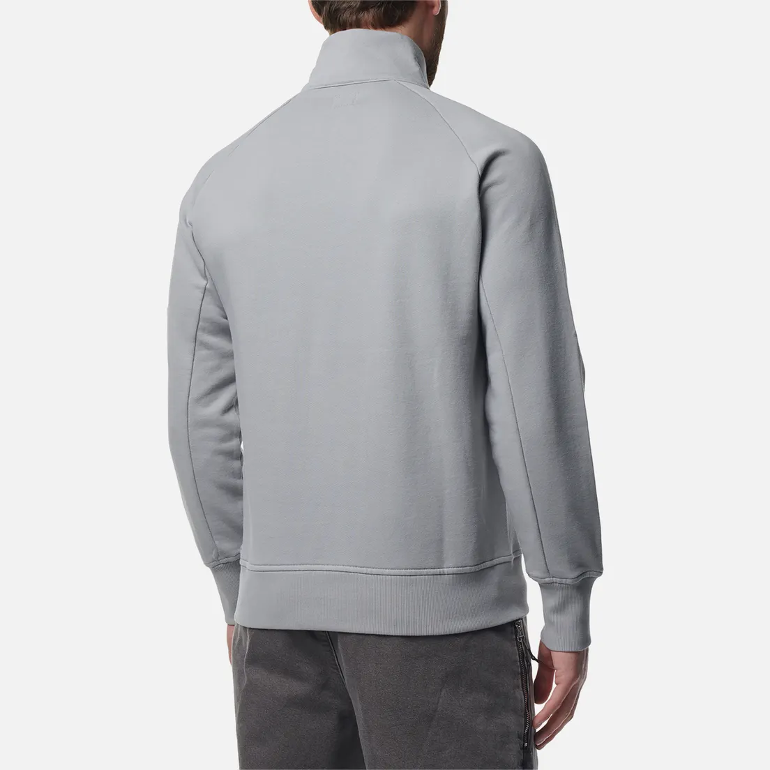 C.P. Company Мужская толстовка Diagonal Raised Fleece Zipped Lens Detail