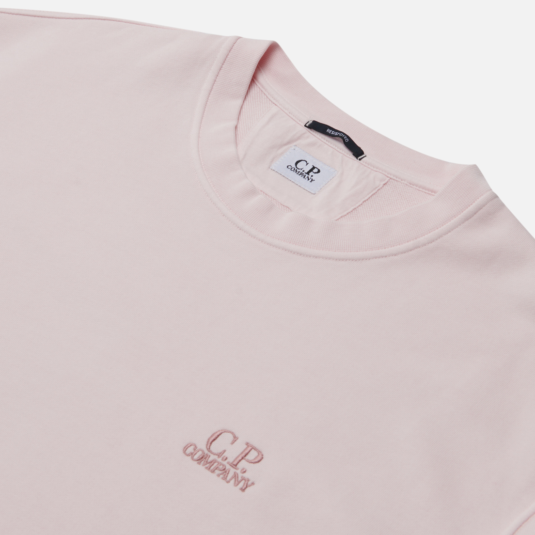 C.P. Company Мужская толстовка Cotton Diagonal Fleece Logo Resist Dyed