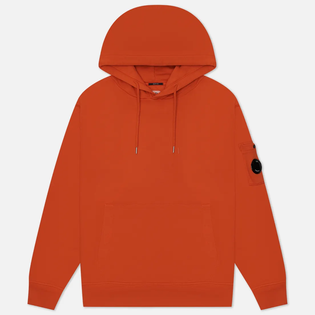 C.P. Company Мужская толстовка Cotton Diagonal Fleece Lens Hoodie Resist Dyed