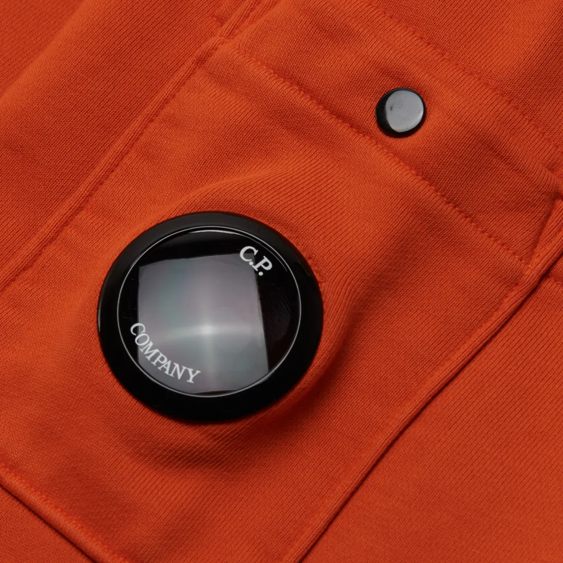 C.P. Company Мужская толстовка Cotton Diagonal Fleece Lens Hoodie Resist Dyed