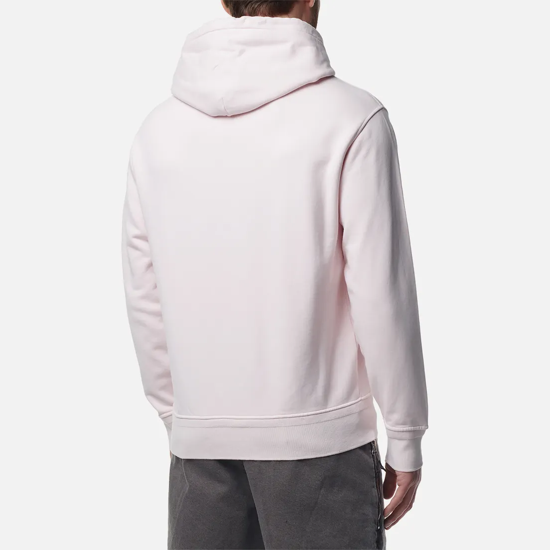 C.P. Company Мужская толстовка Cotton Diagonal Fleece Lens Hoodie Resist Dyed