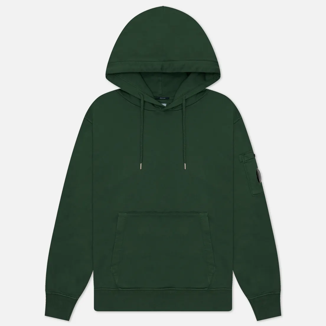 C.P. Company Мужская толстовка Cotton Diagonal Fleece Lens Hoodie Resist Dyed