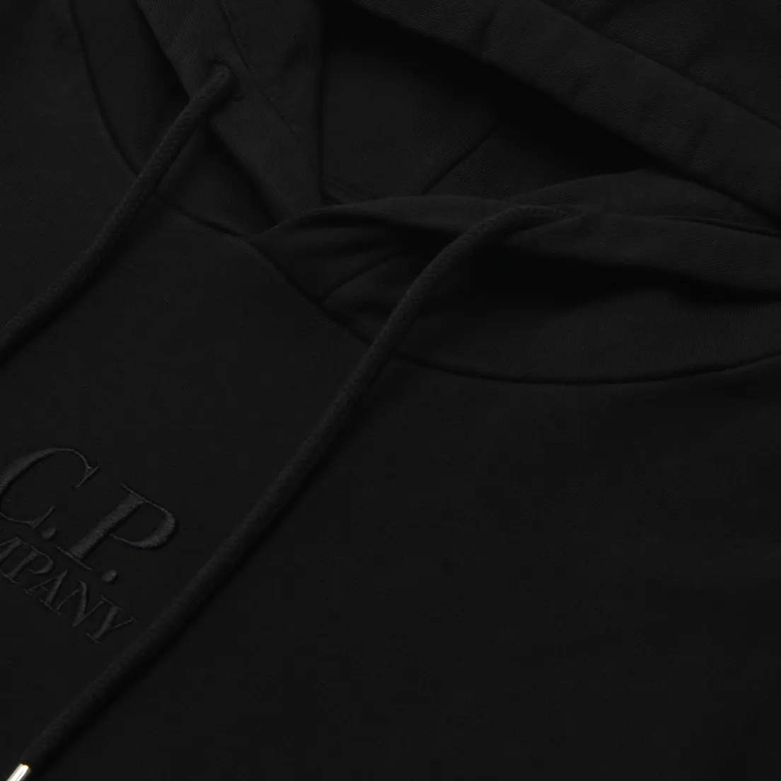 C.P. Company Мужская толстовка Cotton Diagonal Fleece Logo Hoodie Garment Dyed