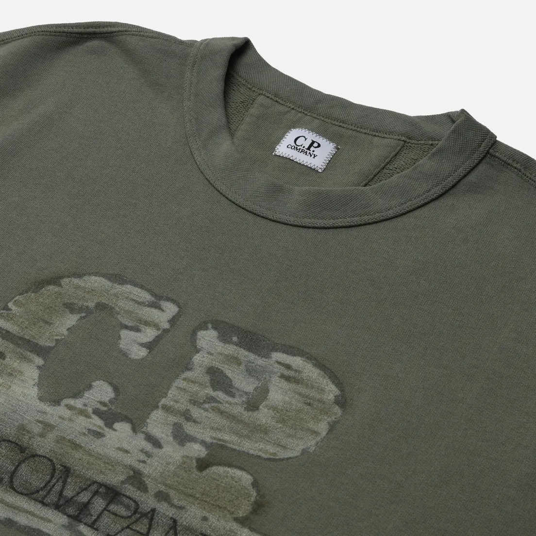 C.P. Company Мужская толстовка 30/1 Fleece Artisanal Logo