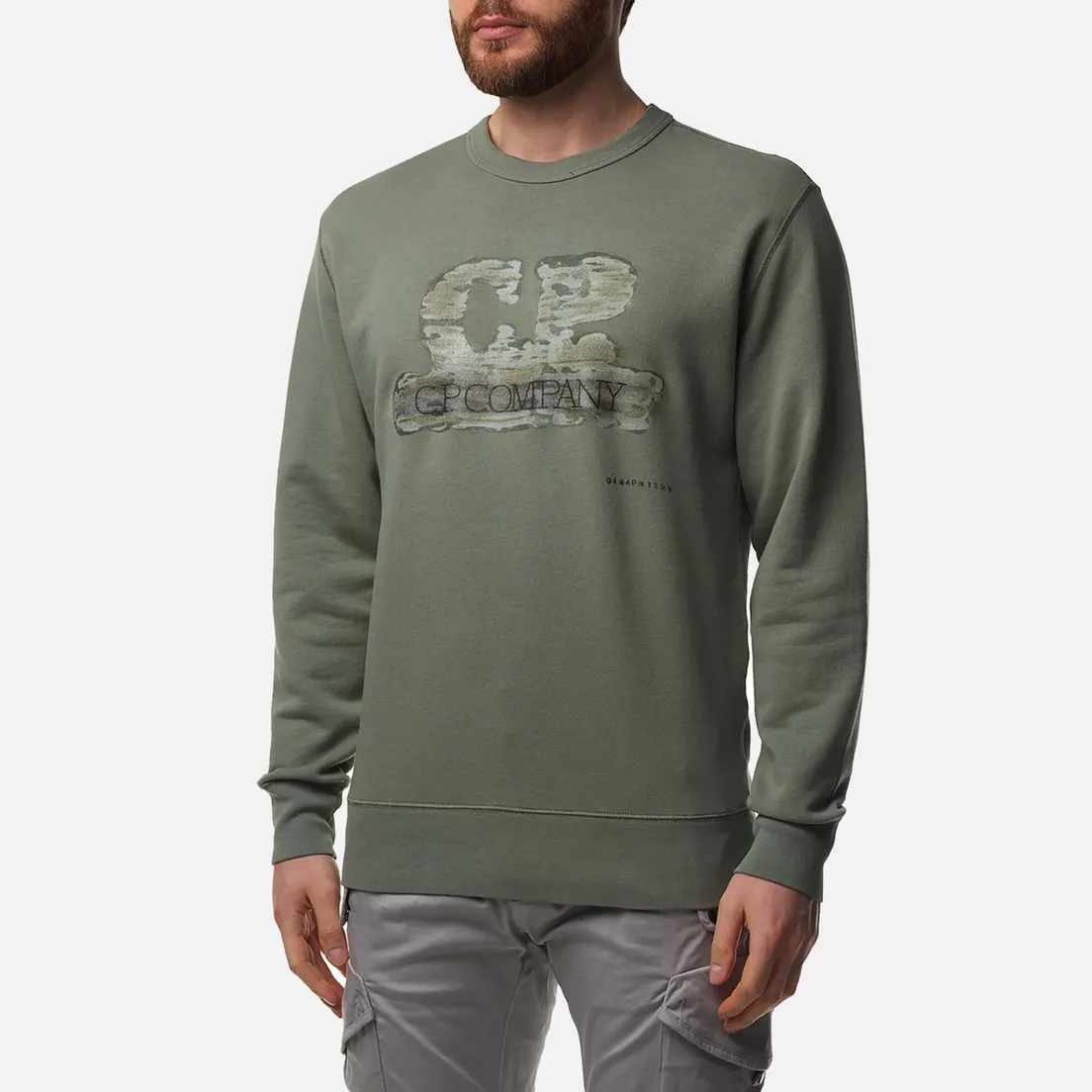 C.P. Company Мужская толстовка 30/1 Fleece Artisanal Logo