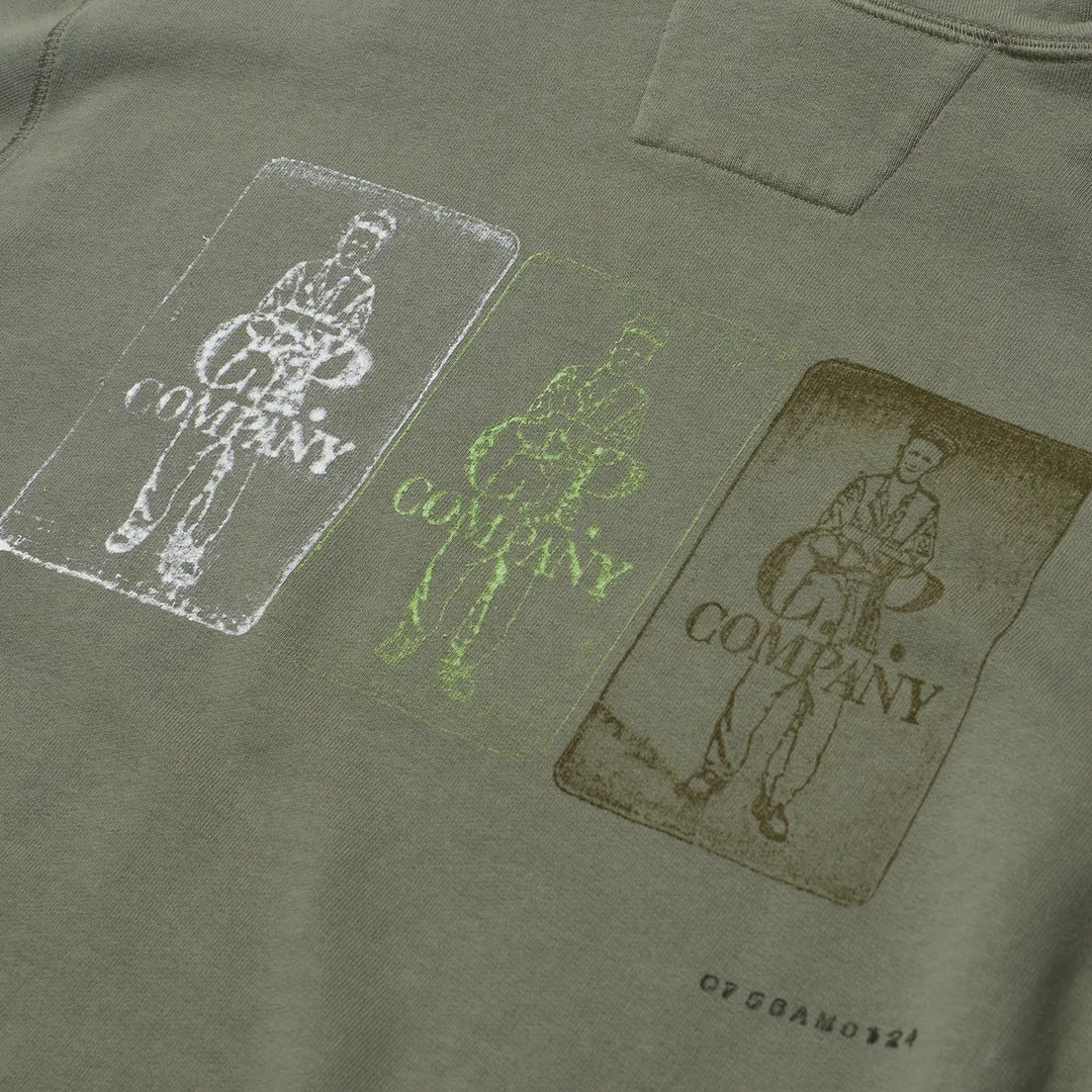C.P. Company Мужская толстовка 30/1 Fleece Artisanal Hoodie