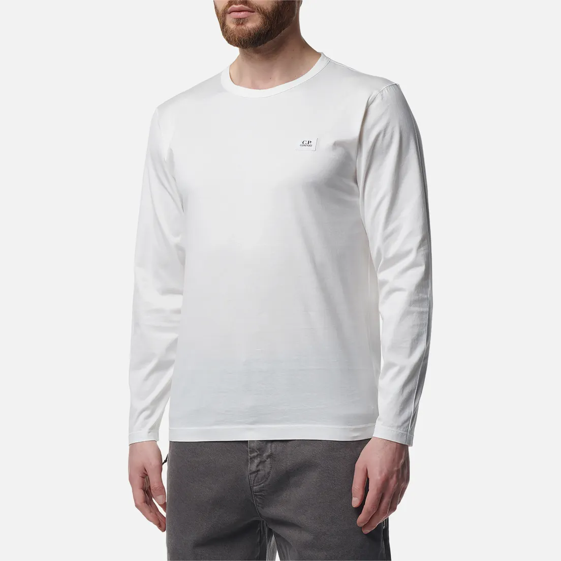 C.P. Company Мужской лонгслив 70/2 Mercerized Jersey Crew Neck