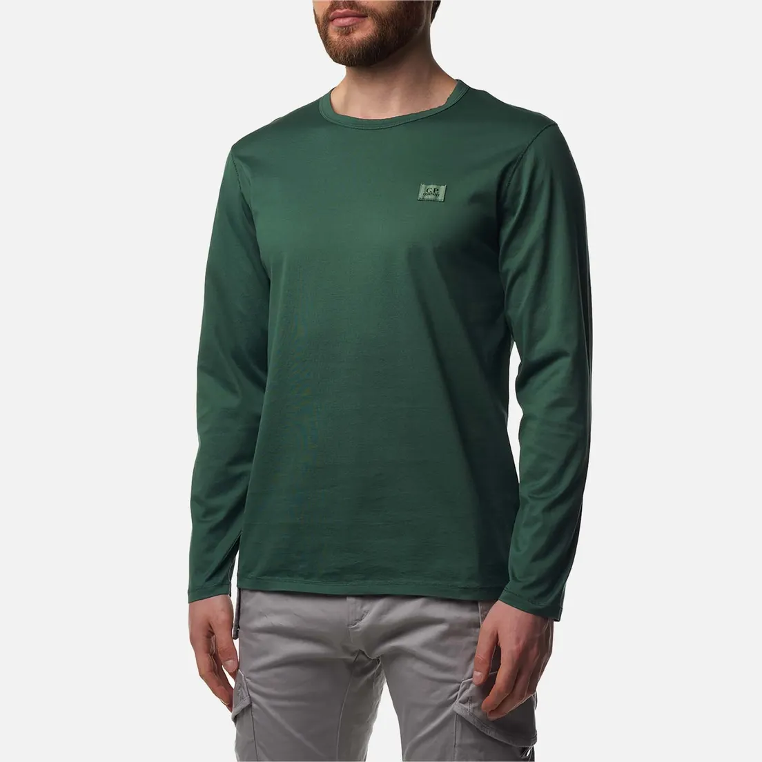 C.P. Company Мужской лонгслив 70/2 Mercerized Jersey Crew Neck