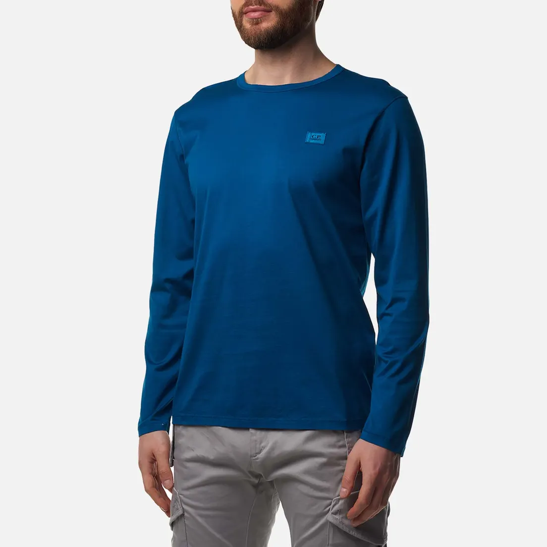 C.P. Company Мужской лонгслив 70/2 Mercerized Jersey Crew Neck