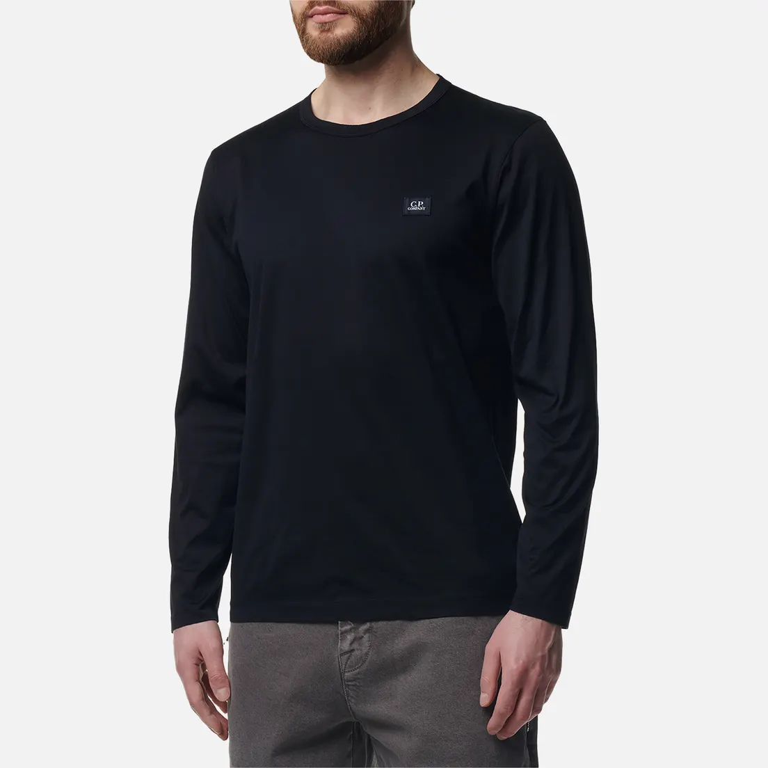 C.P. Company Мужской лонгслив 70/2 Mercerized Jersey Crew Neck