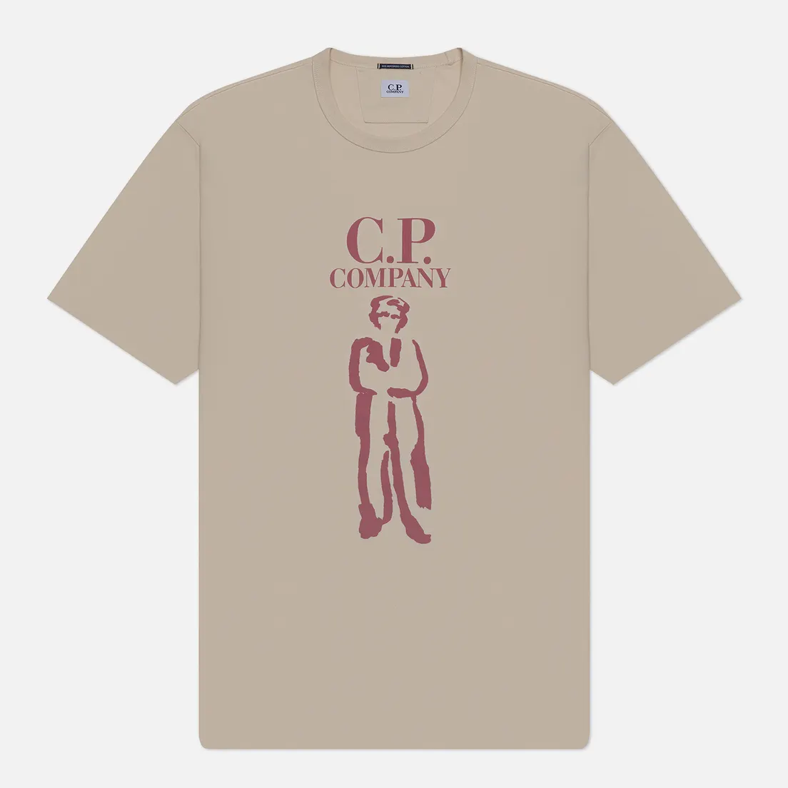 C.P. Company Мужская футболка 30/2 Mercerized Jersey Twisted British Sailor