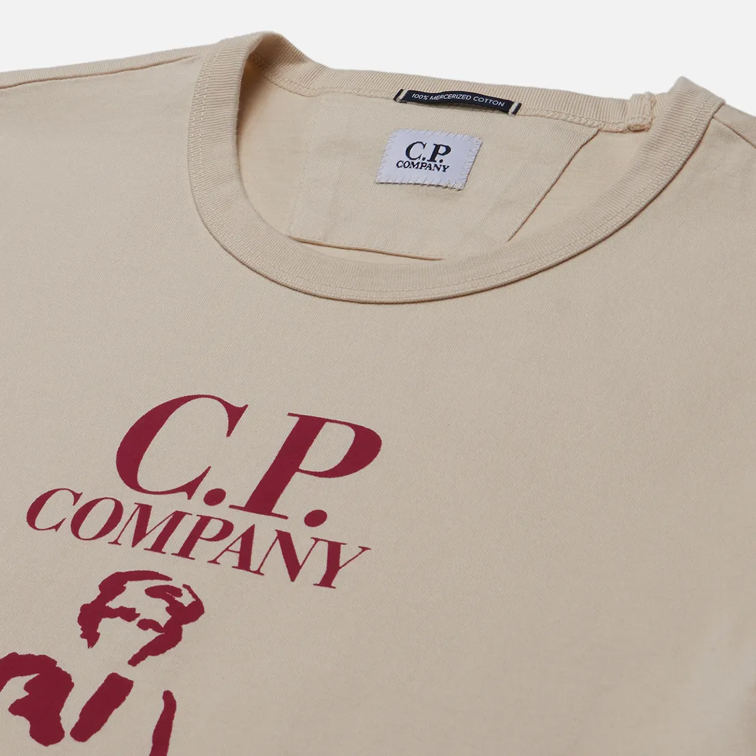 C.P. Company Мужская футболка 30/2 Mercerized Jersey Twisted British Sailor