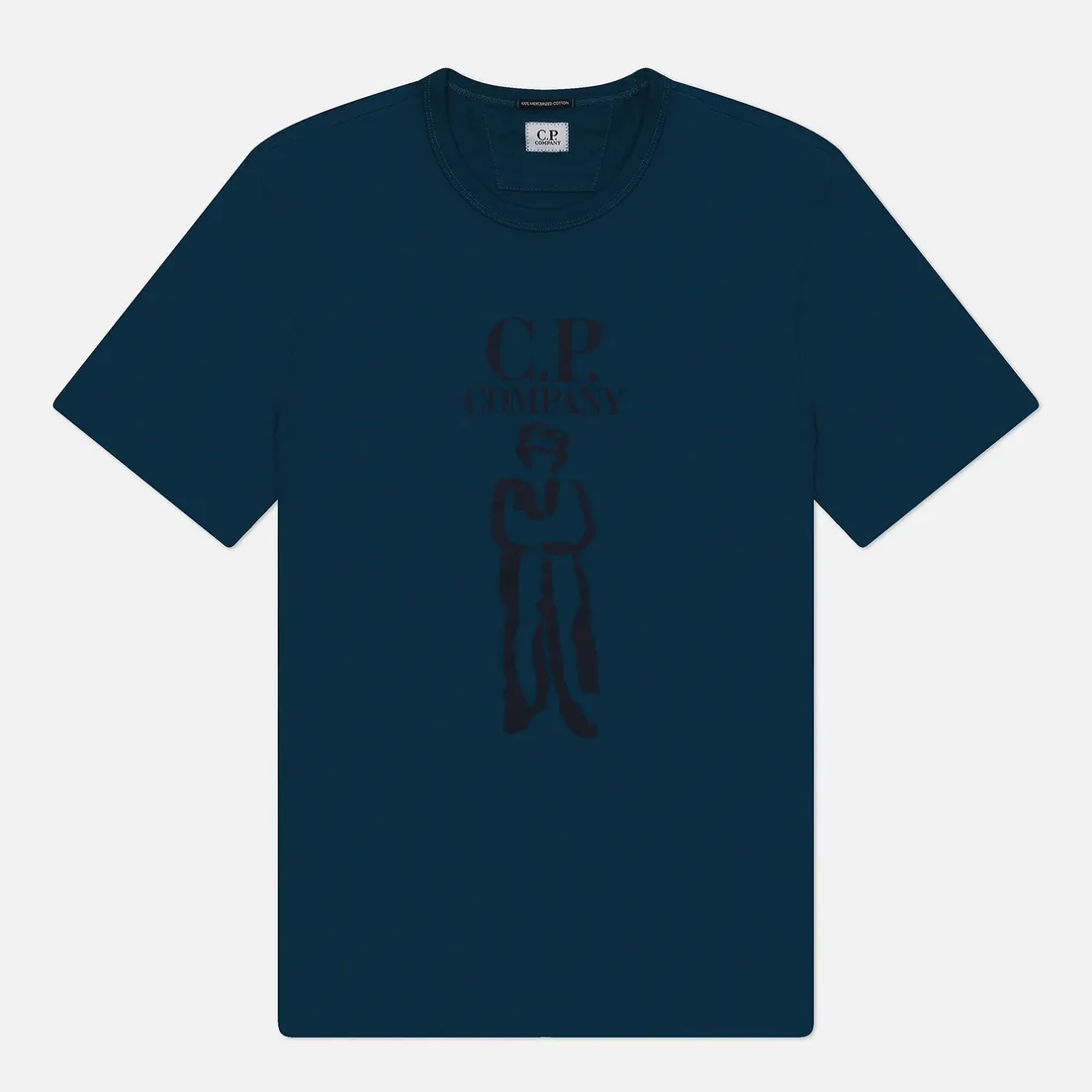 C.P. Company Мужская футболка 30/2 Mercerized Jersey Twisted British Sailor