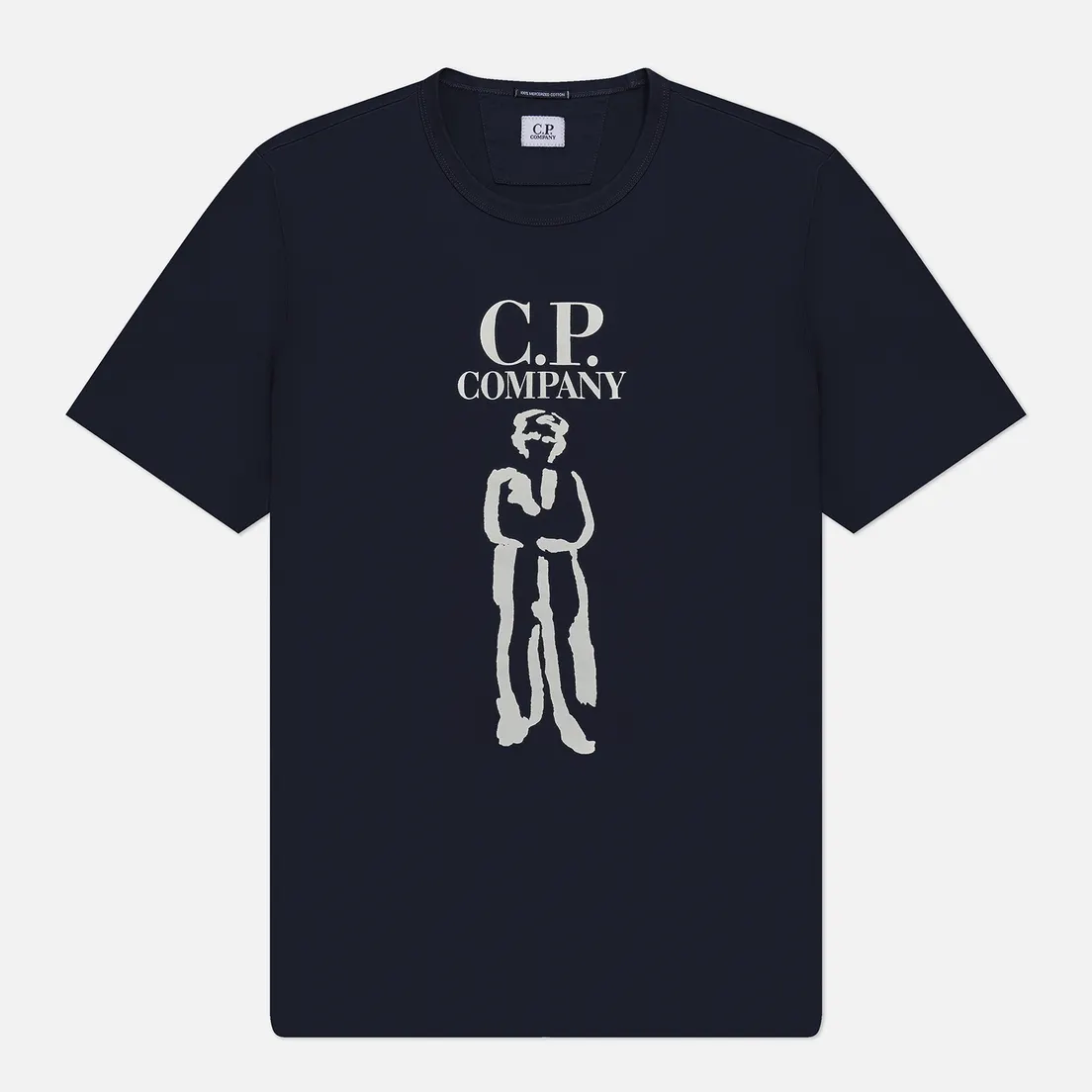 C.P. Company Мужская футболка 30/2 Mercerized Jersey Twisted British Sailor