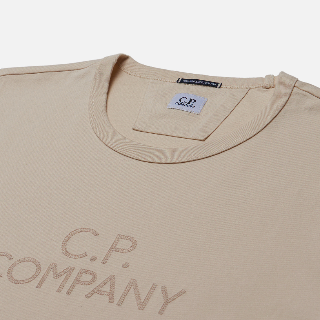 C.P. Company Мужская футболка 30/2 Mercerized Jersey Twisted Logo