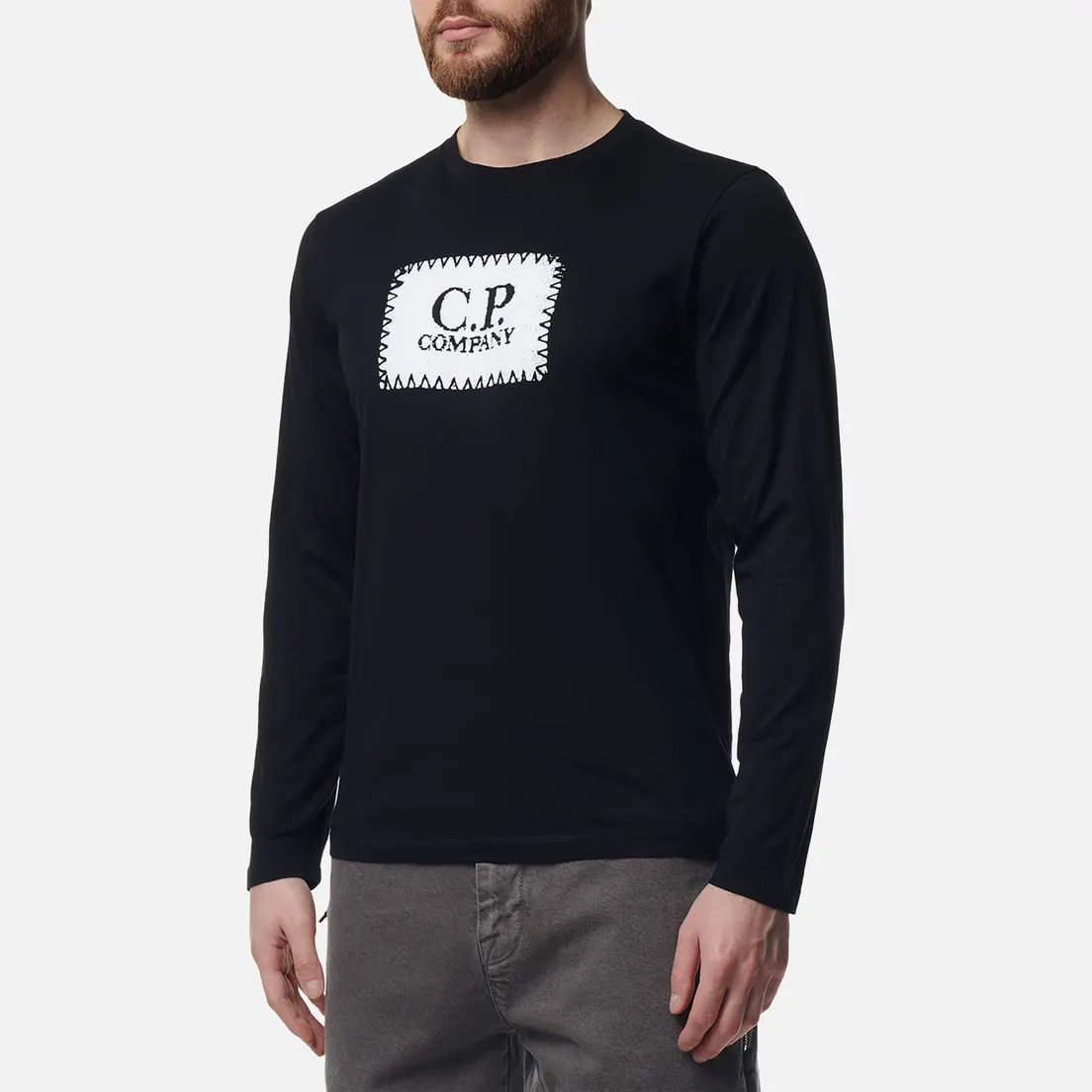 C.P. Company Мужской лонгслив 30/1 Jersey Logo