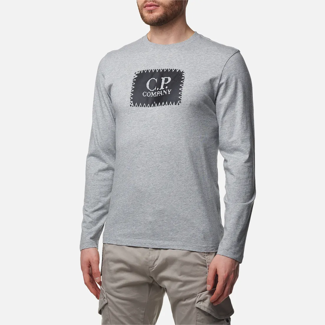 C.P. Company Мужской лонгслив 30/1 Jersey Logo