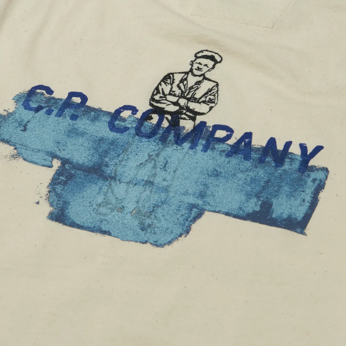 C.P. Company Мужская футболка Natural Jersey