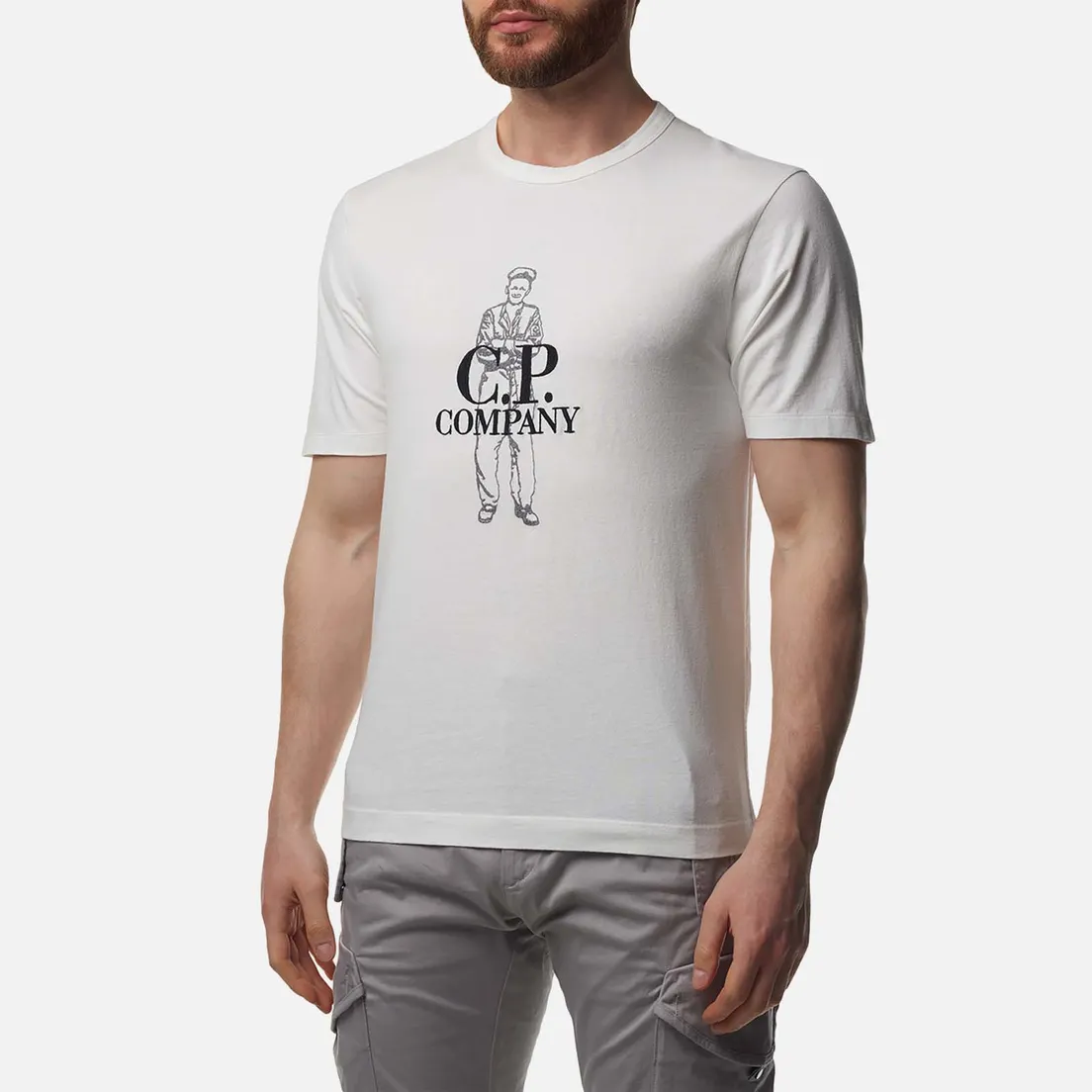 C.P. Company Мужская футболка 1020 Jersey British Sailor Graphic