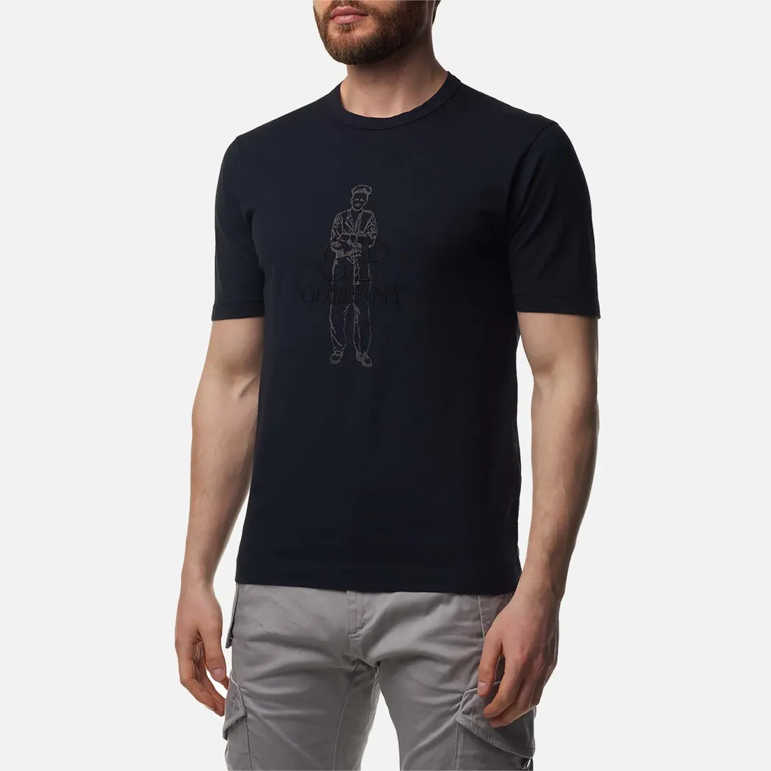 C.P. Company Мужская футболка 1020 Jersey British Sailor Graphic