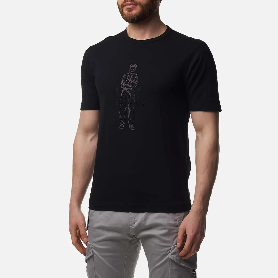 C.P. Company Мужская футболка 1020 Jersey British Sailor Graphic