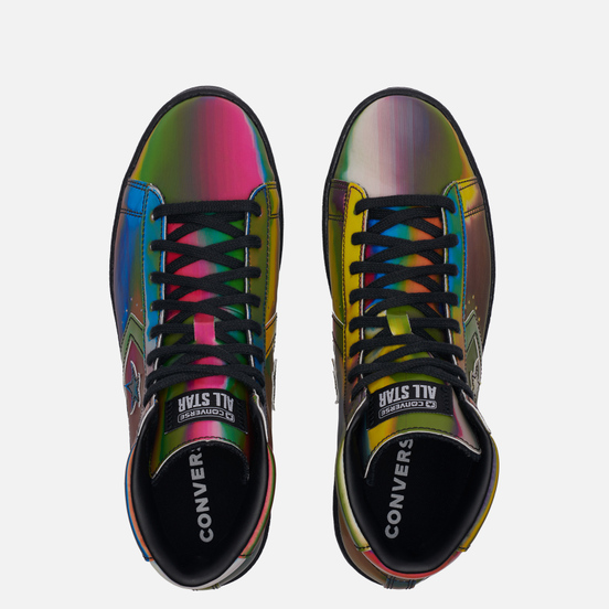 Мужские кеды Converse Pro Leather High Black/Multi/White