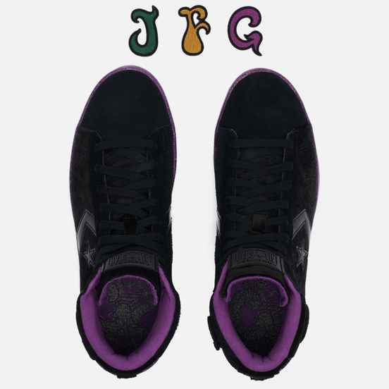 Кеды Converse x Joe Freshgoods Pro Leather High Black/Black/Amaranth Purple
