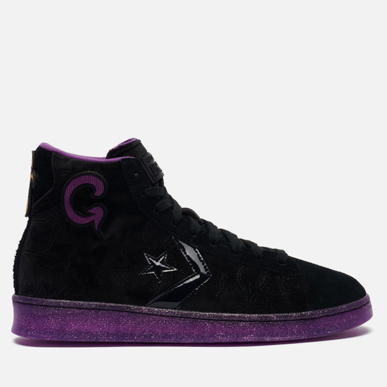 Кеды Converse x Joe Freshgoods Pro Leather High Black/Black/Amaranth Purple