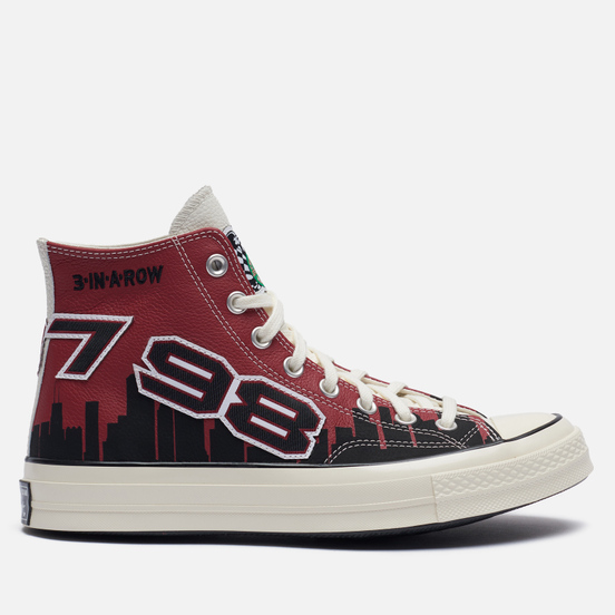 Кеды Converse x Chinatown Market x NBA Chuck Taylor 70 High Garnet/Black/Egret