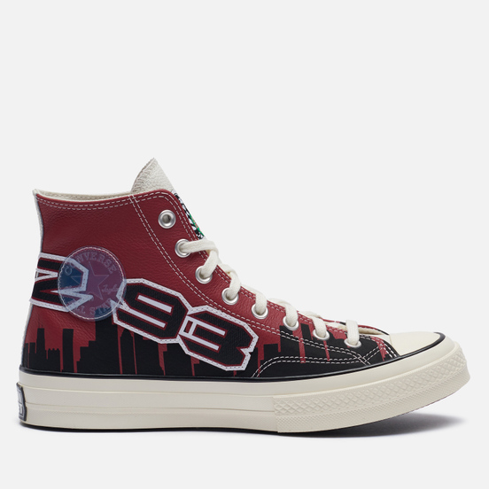 Кеды Converse x Chinatown Market x NBA Chuck Taylor 70 High Garnet/Black/Egret