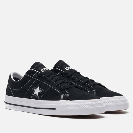 Кеды Converse One Star Pro Suede Low, цвет чёрный, размер 36 EU