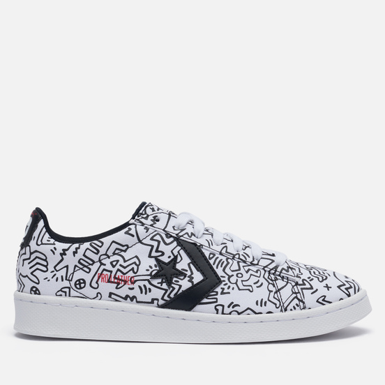 Кеды Converse x Keith Haring Pro Leather Low White/Black/Red