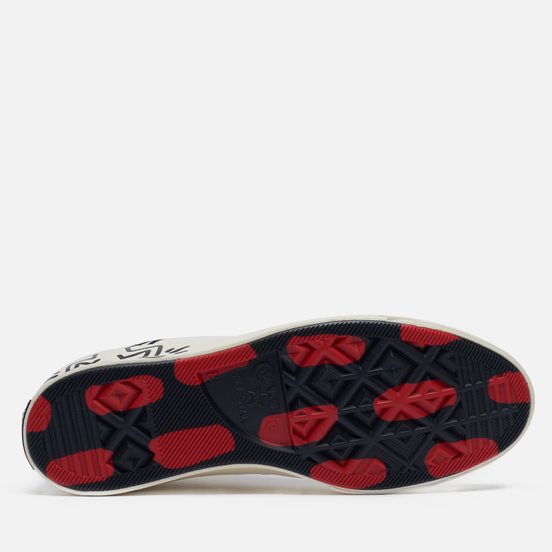 Мужские кеды Converse x Keith Haring Chuck 70 Hi Egret/Black/Red