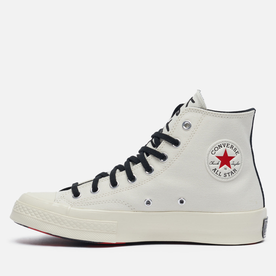 Мужские кеды Converse x Keith Haring Chuck 70 Hi Egret/Black/Red