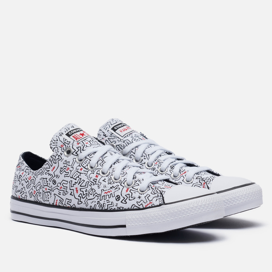 Кеды Converse x Keith Haring Chuck Taylor All Star Low White/Black/Red
