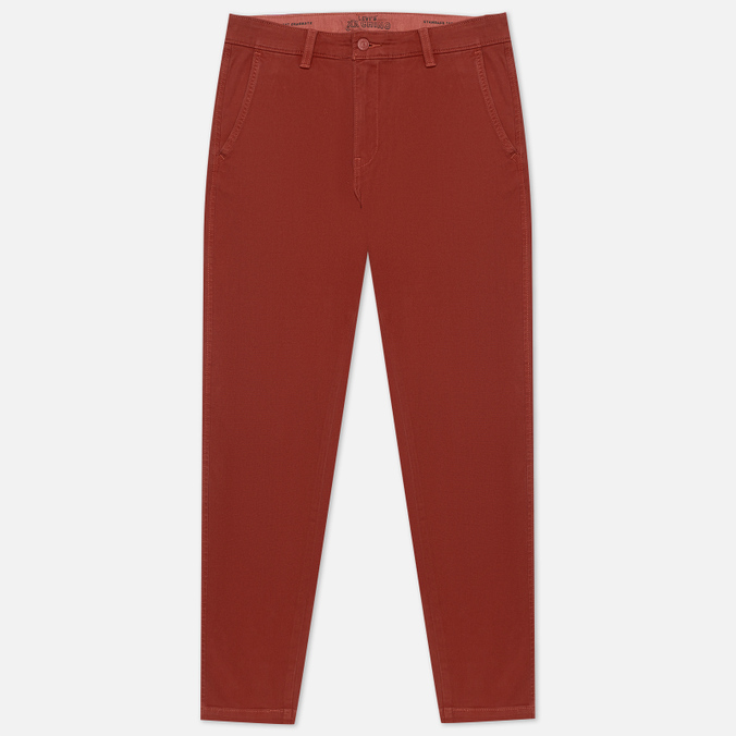 Мужские брюки Levi's, цвет бордовый, размер 30/32