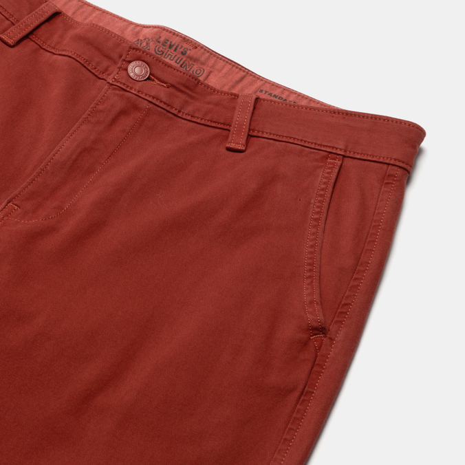 Мужские брюки Levi's, цвет бордовый, размер 30/32 17196-0057 XX Chino Standard Taper Fit - фото 2