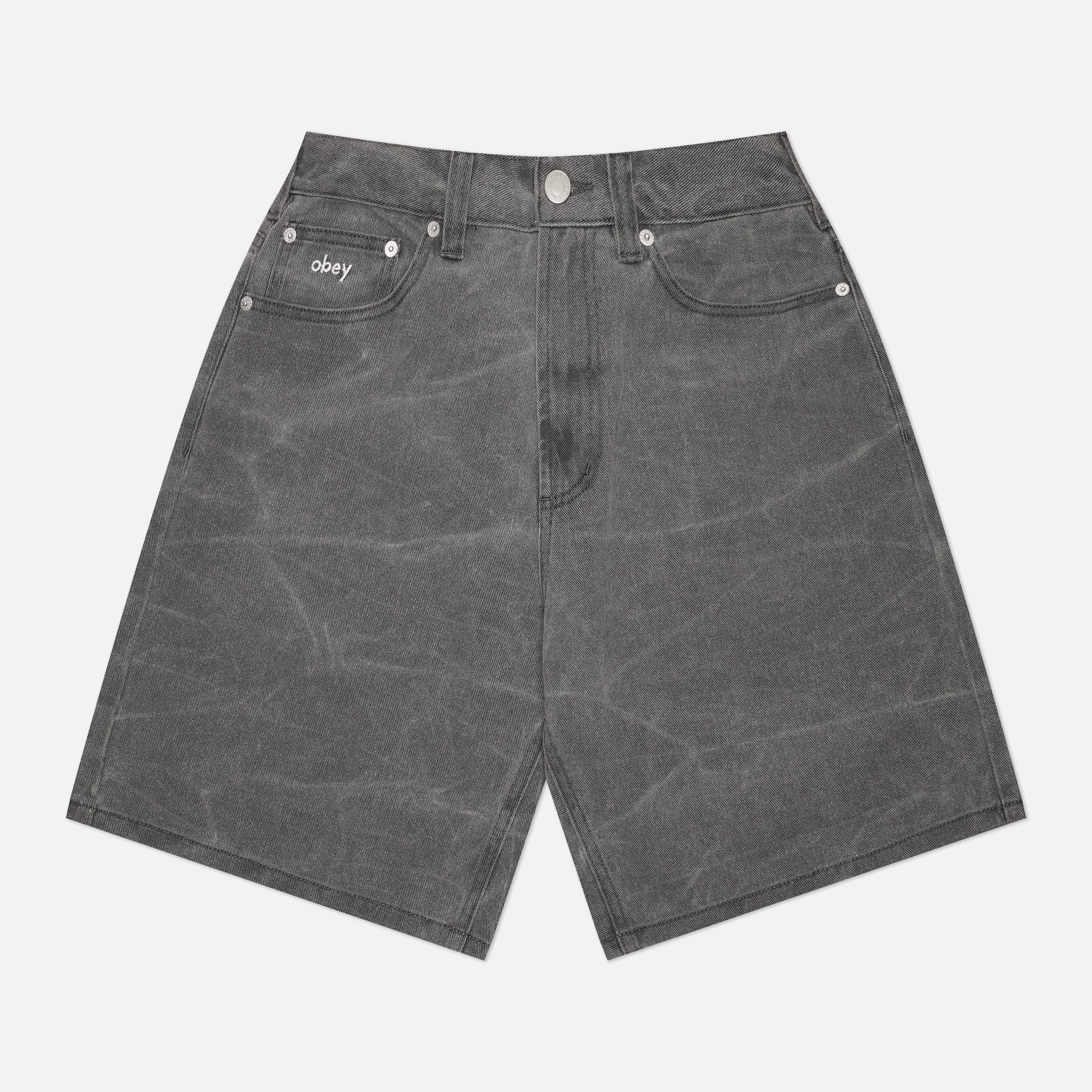 プラトン Мужские шорты OBEY Bigwig Baggy Denim, 172100109-BWA