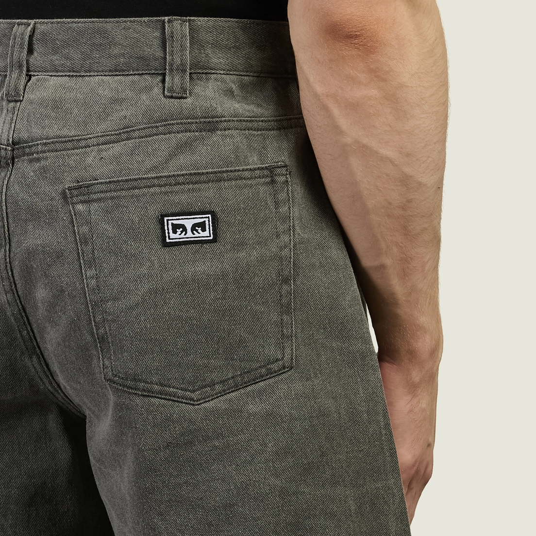 Мужские шорты OBEY Bigwig Baggy Denim, 172100109-BWA