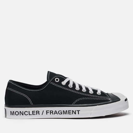 Кеды Converse x Fragment Design x Moncler Jack Purcell Low Black/Black/Egret