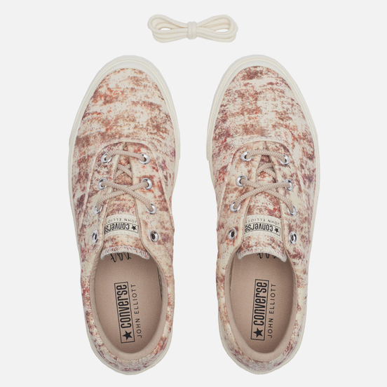 Кеды Converse x John Elliott Skid Grip Antique White/Brown/Egret