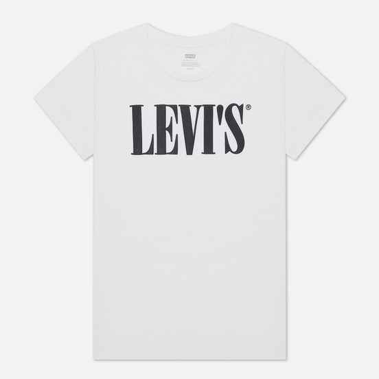 Женская футболка Levi's The Perfect Large Logo White